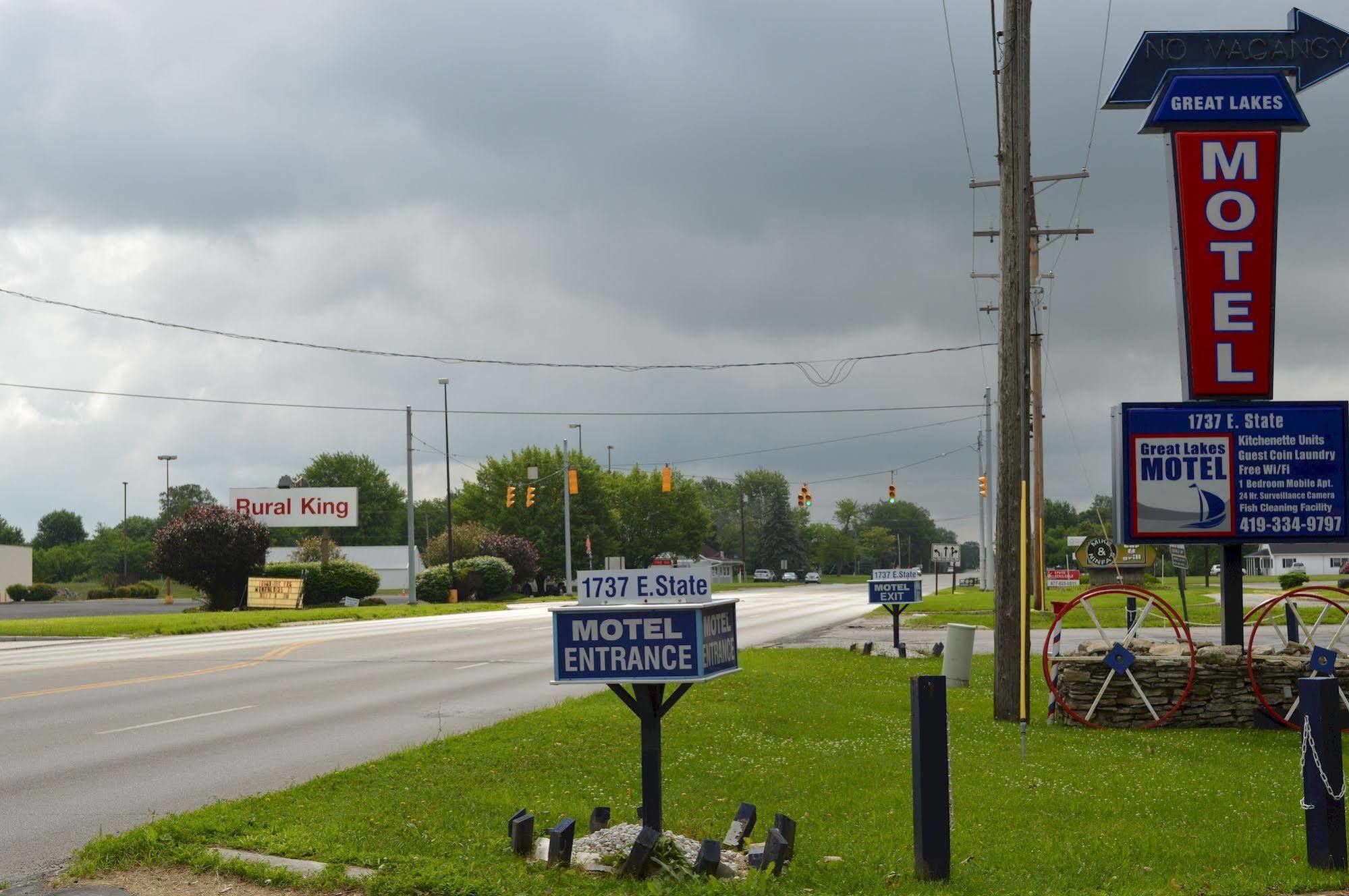 Great Lakes Motel Fremont Dış mekan fotoğraf